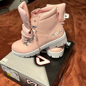 Fila pink boots